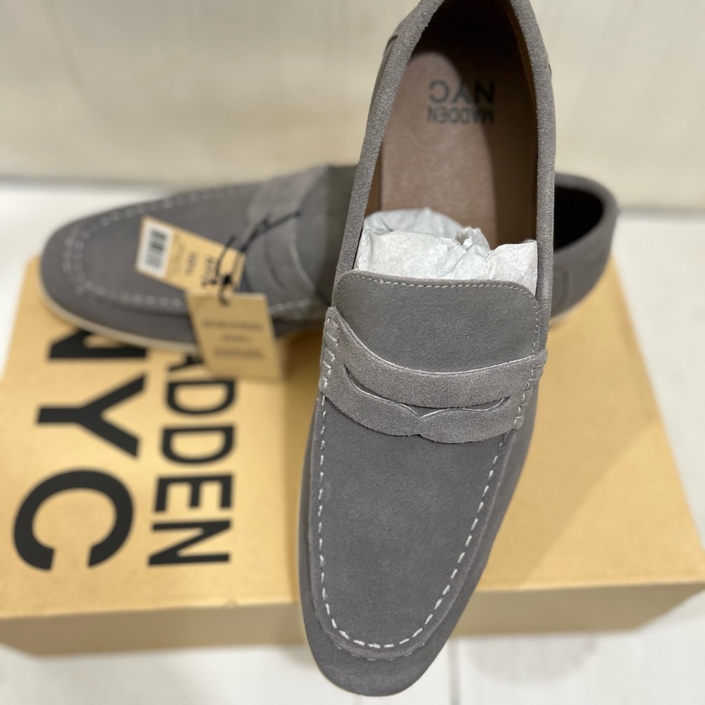 Steve Madden Charcoal Men's Loafers